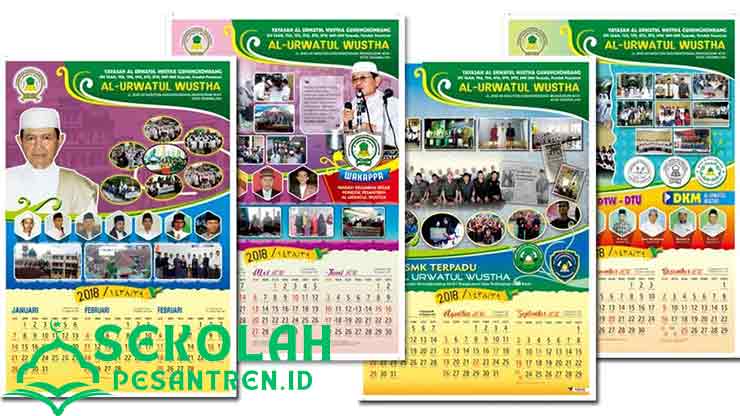 Desain Kalender Pondok Pesantren CDR
